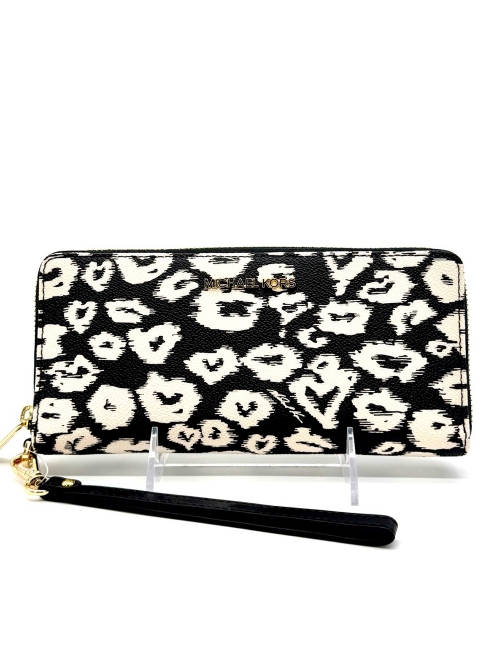 Michael Kors Large Continental Wallet - Black Multi